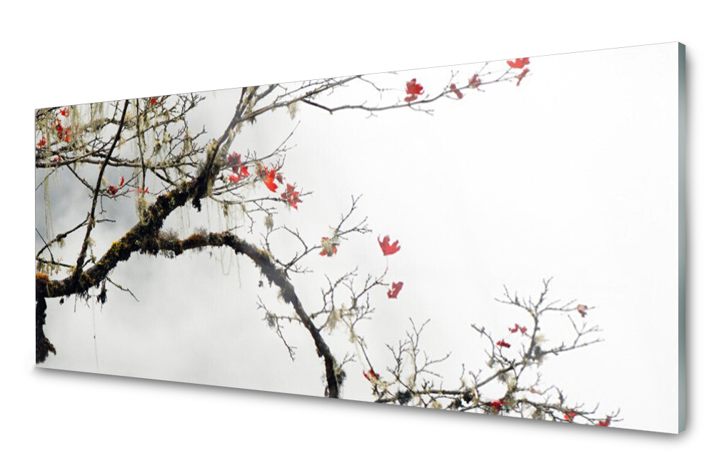 

Panel szklany do kuchni Gałąź Roślina 125x50