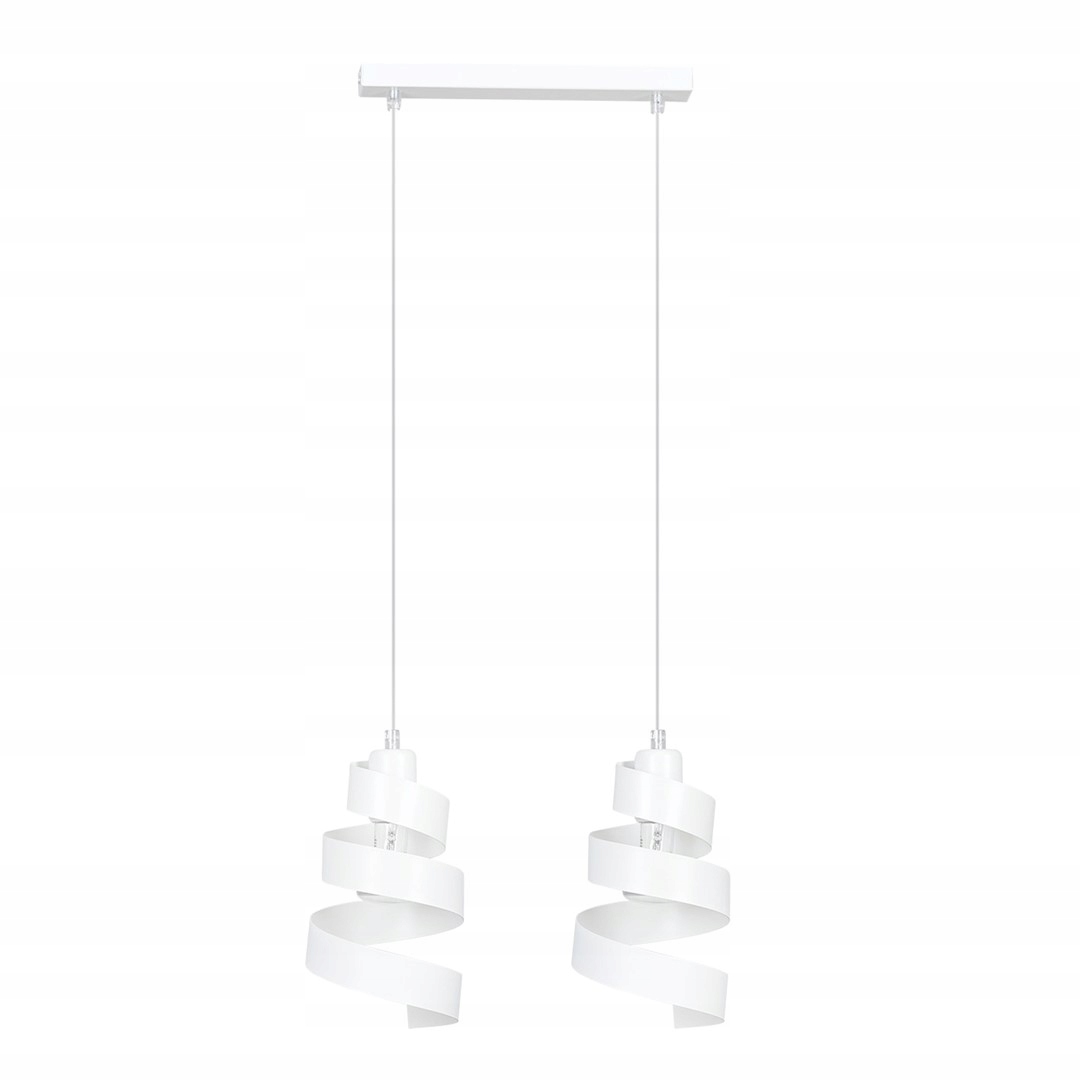 Emibig Saga 2 White Závesná lampa s previsom, lakovaná oceľ, biela, 15 W Max Led
