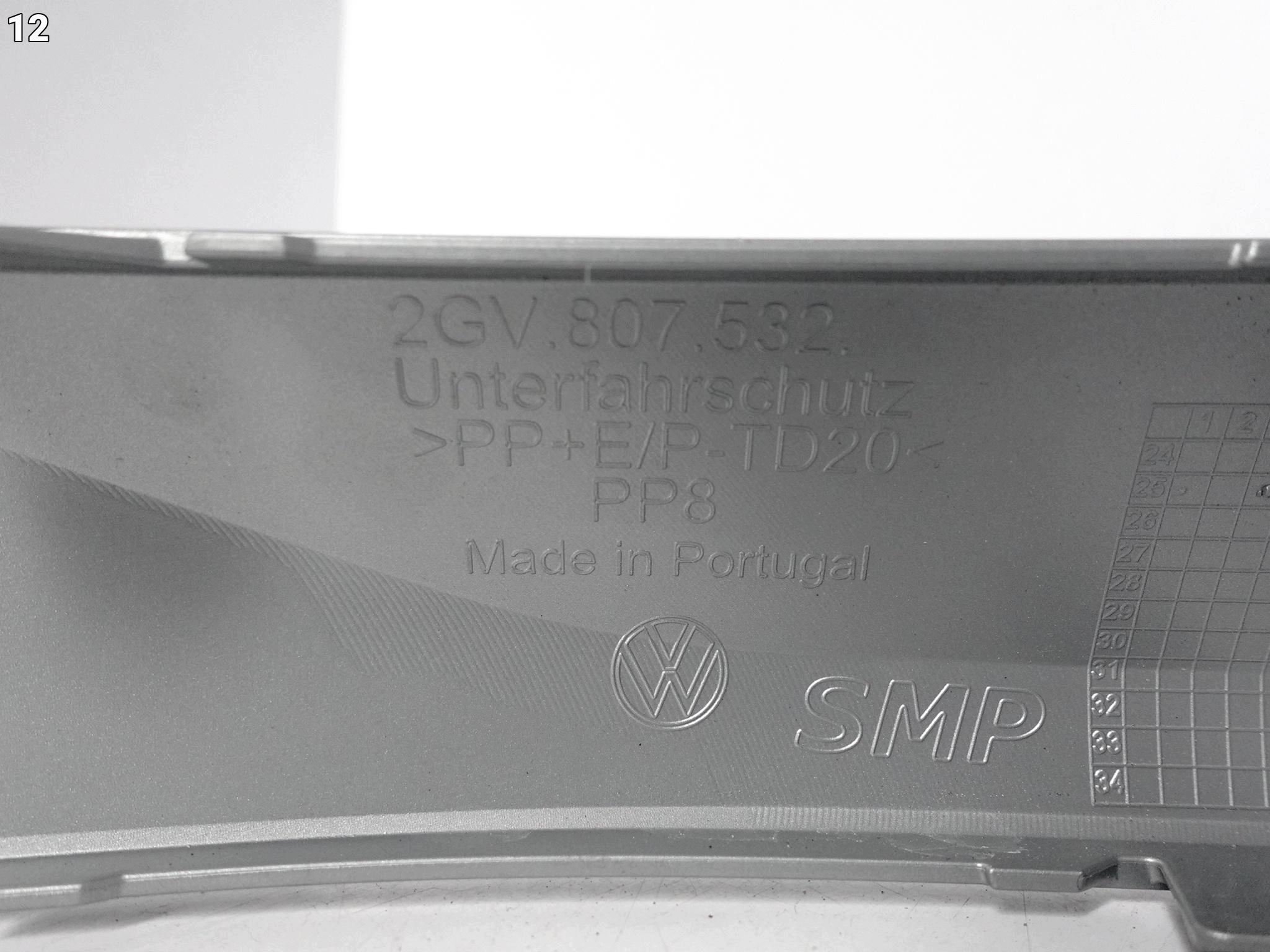 VW T-ROC II 2 2GV 25- SPOILER moulding cover W bumper front