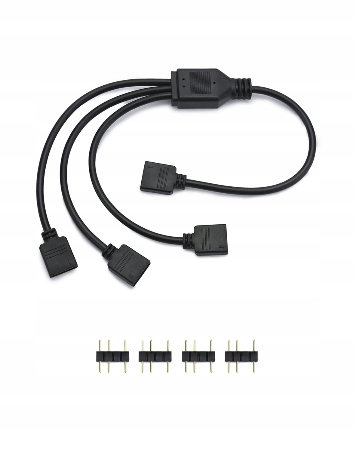Rozdeľovač Argb 5V 3-pinový kábel 1-3 30 cm pre ventilátory Cpu Qwork