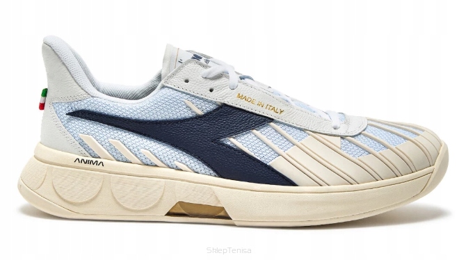 Buty tenisowe Diadora Elite Star biało-niebieskie r.42,5