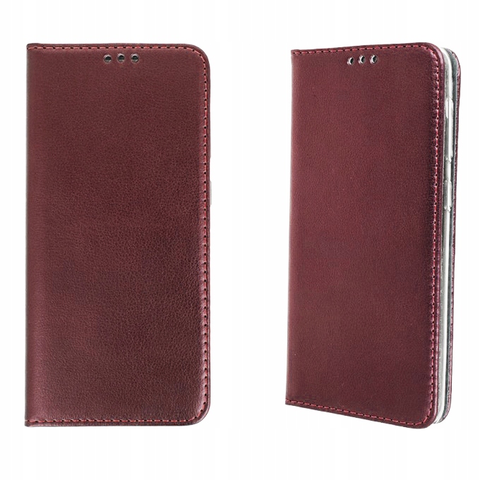 

Etui Skórzane Otwierane do Samsung A13 4G Burgund
