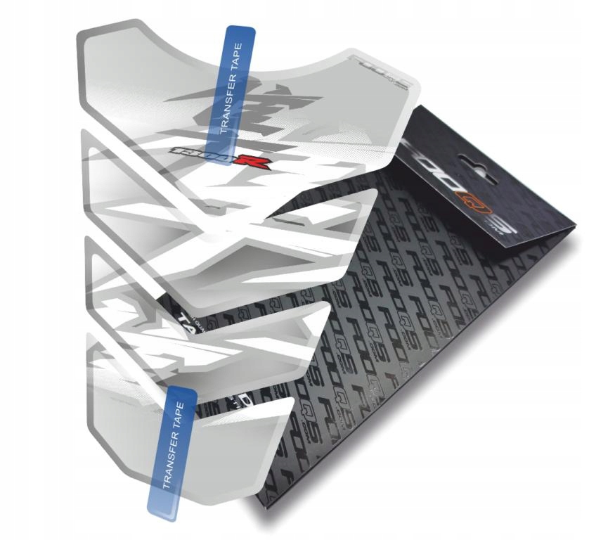 Tank-pad od firmy Fooqs pro Suzuki Gsx 1300-R Hayabusa Bílý