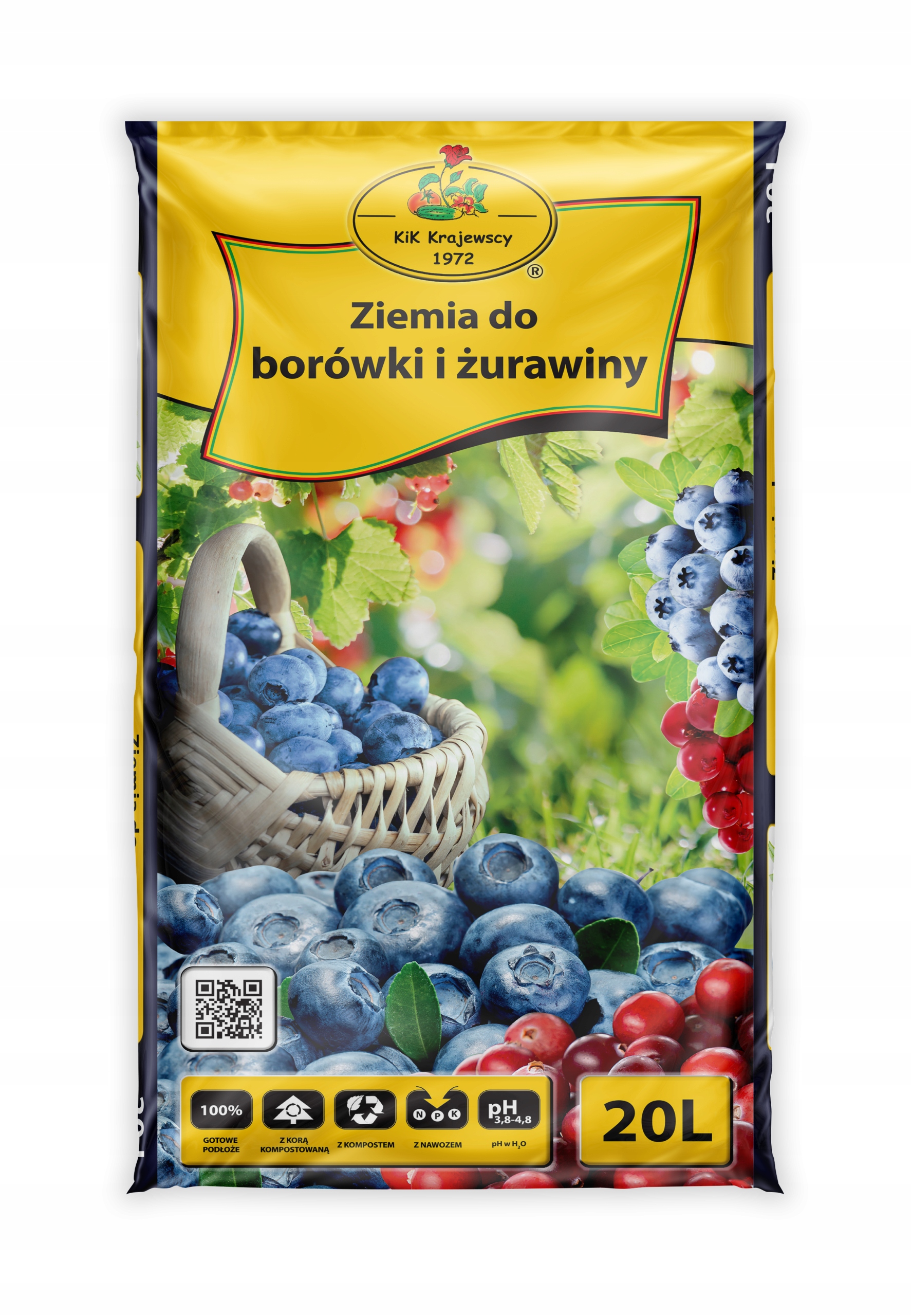 

Ziemia do Borówki i Żurawiny 20L