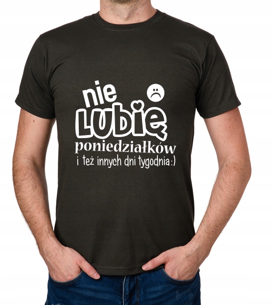 

koszulka Nie Lubię Poniedziałków prezent