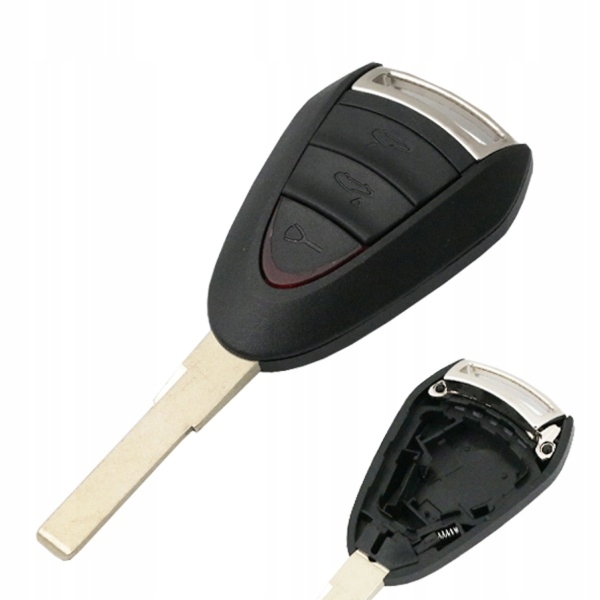 Porsche Cayman Carrera Dálkové Ovládání Klíček Surový 3 Tlačítka HU66 Nový