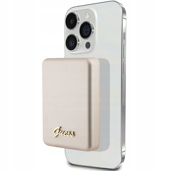 Guess MagSafe Powerbank 3000mAh złoty Indukcyjny 5WGUPBM3ALGSGD