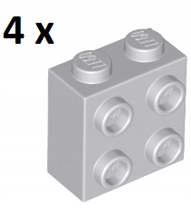 

Lego Light Bluish Gray Brick 1x2x1 2/3 22885 4 szt