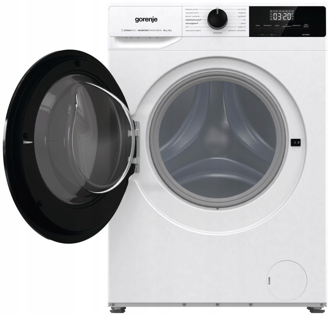 Pralko-suszarka Gorenje WD2A854ADS/PL 8kg/5kg 1400 obr/min 15 programów LED Model WD2A854ADS/PL