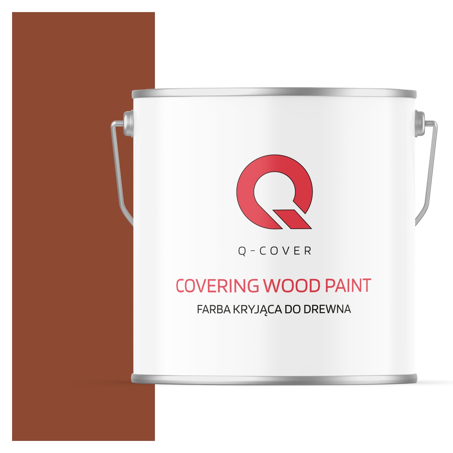 Barva Na Dřevo Kryjící Dveře Renovace Osb Mdf RAL8004 Cihlová Matná 5L