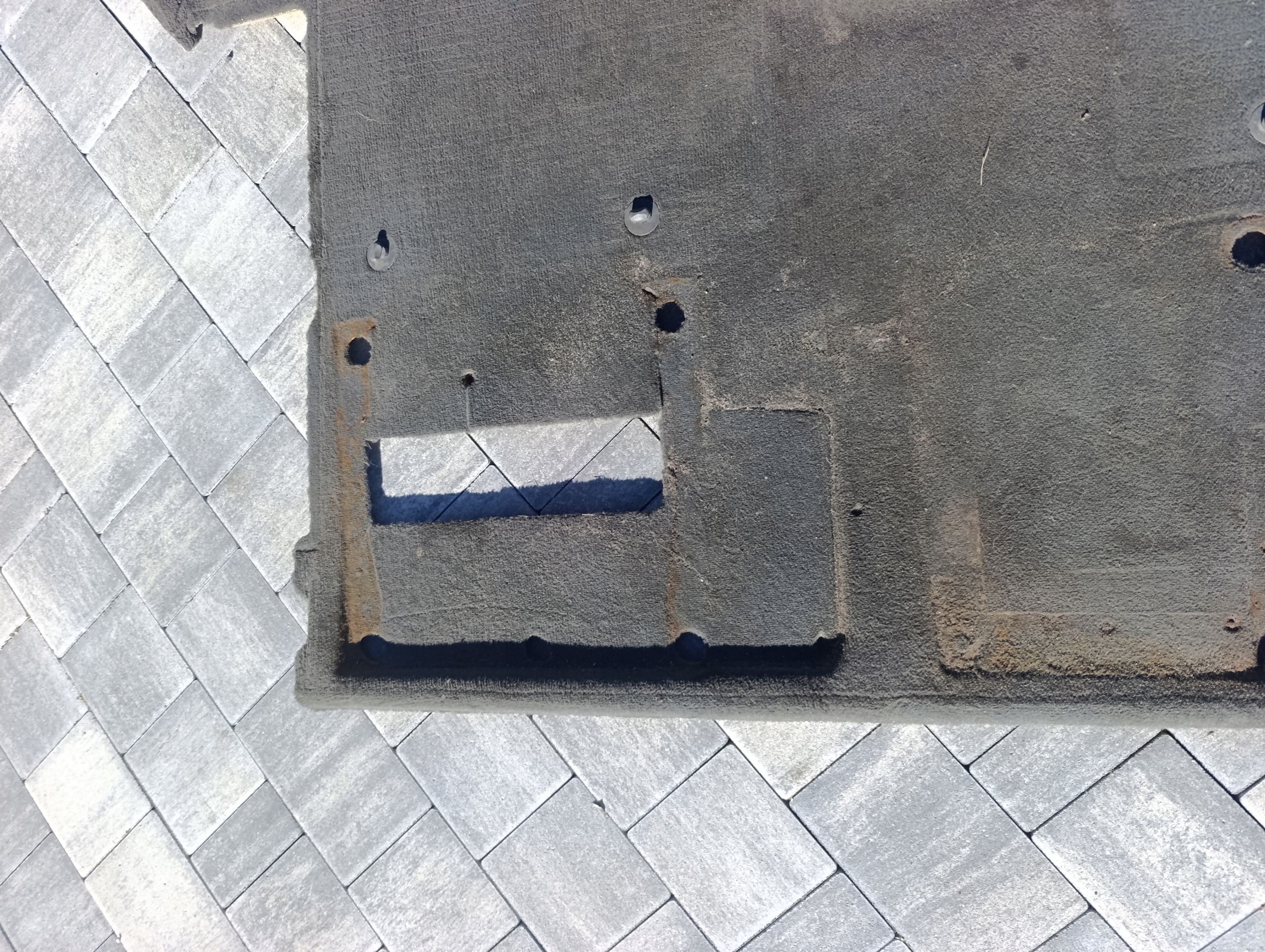 carpet mats VW T5 T6 Multivan front ciemny