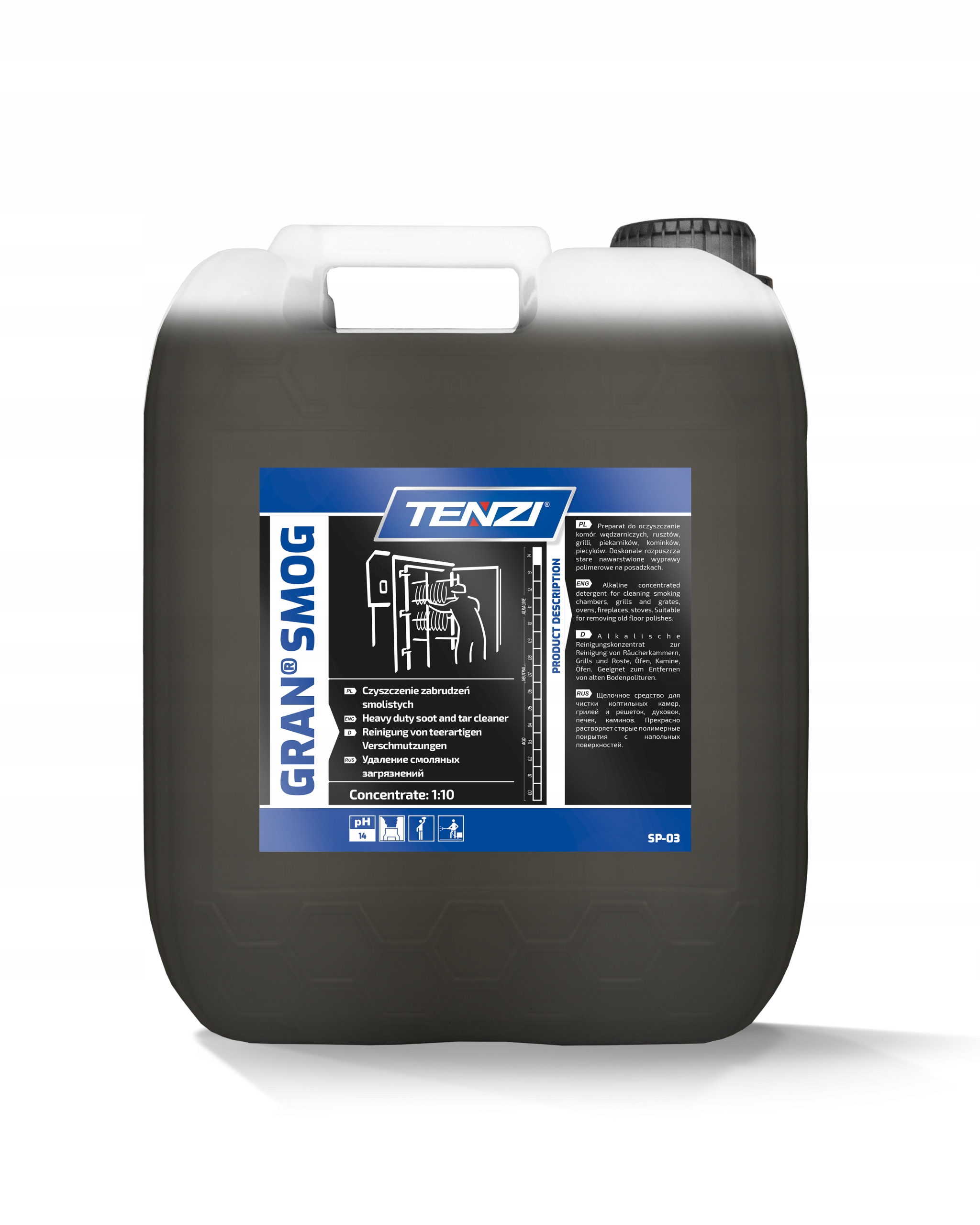 TENZI GRAN смог для очистки удаления нагара 20л