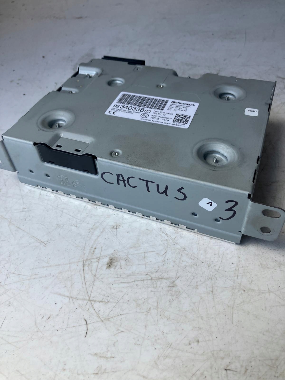 RADIO navigation CITROEN C4 CACTUS LIFT 9834033880 NAC WAVE3