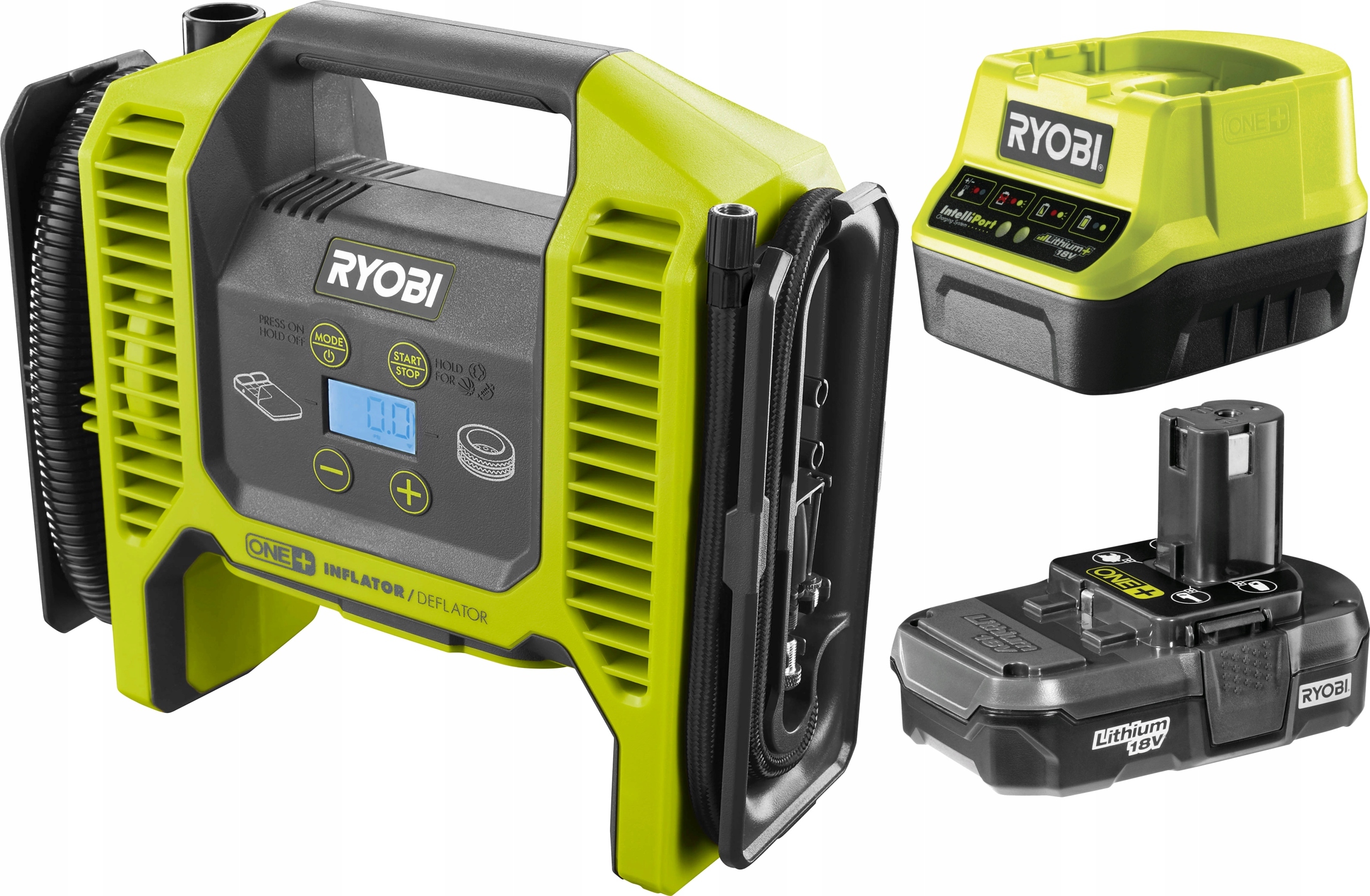RYOBI KOMPRESOR POMPKA AKUMULATOROWA R18MI 18V 1,3