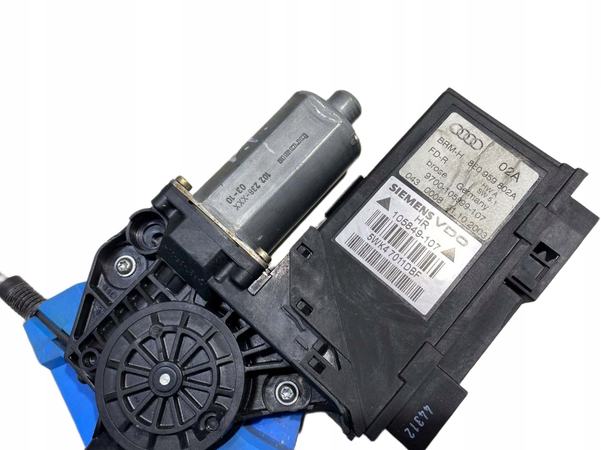 window regulator right rear part AUDI A4 B6 8E0959802A