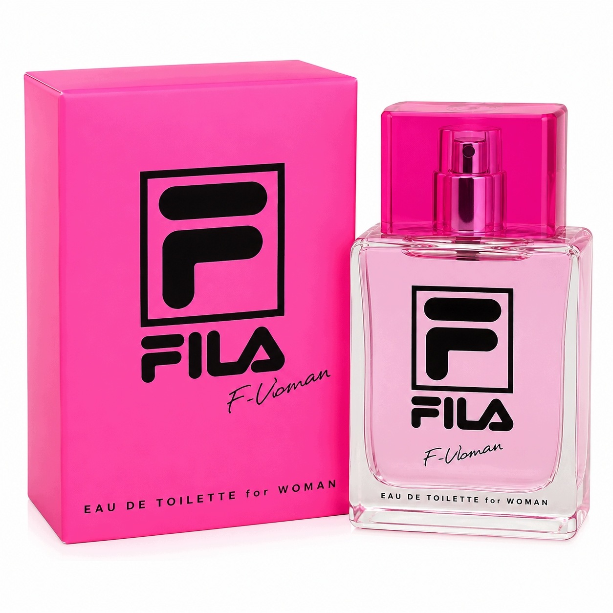 For Woman Edt Dámská toaletní voda Růžová 90 ml
