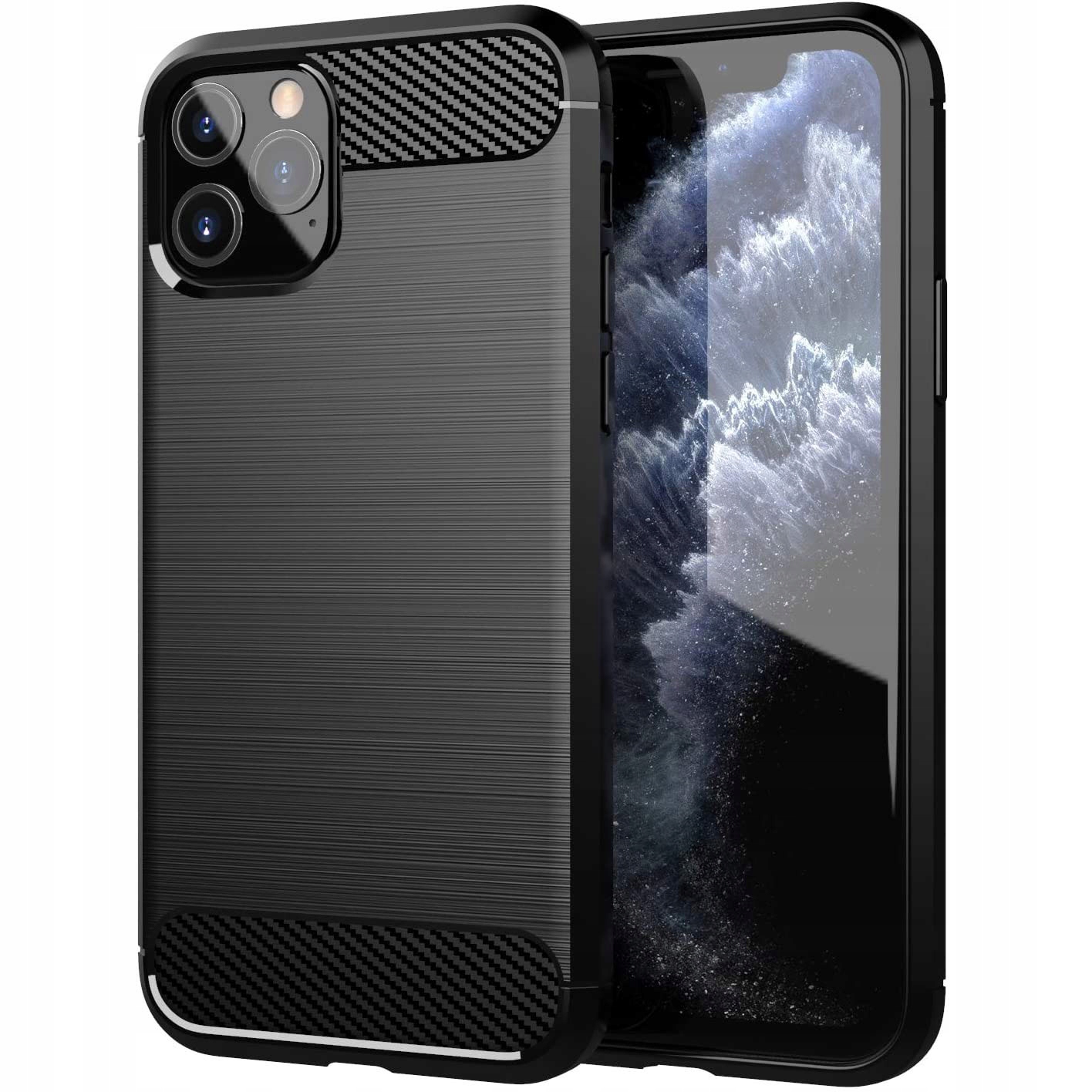

Etui na iPhone 11 Pro Karbon Case Slim Szkło