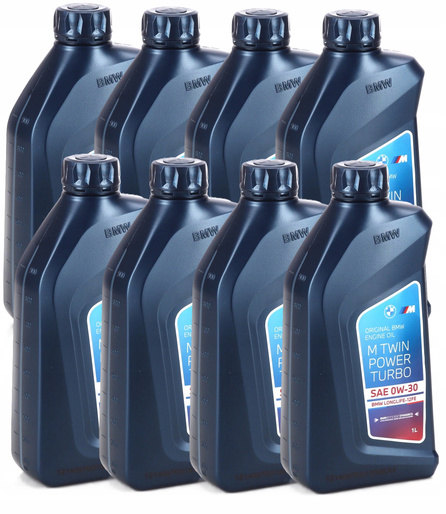 8x Olej syntetyczny Bmw M Twin Power Turbo 0W-30 1L Longlife-12FE 0W30 8L