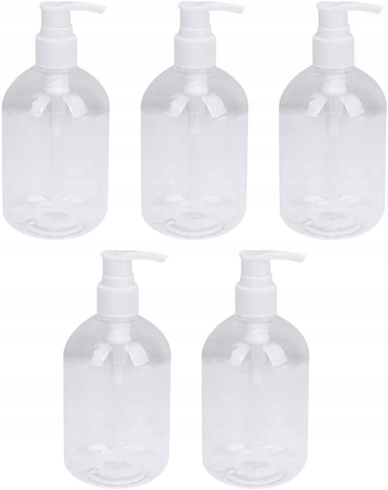 

Dozownik mydła żelu 350 ml butelki z pompką 5 szt.