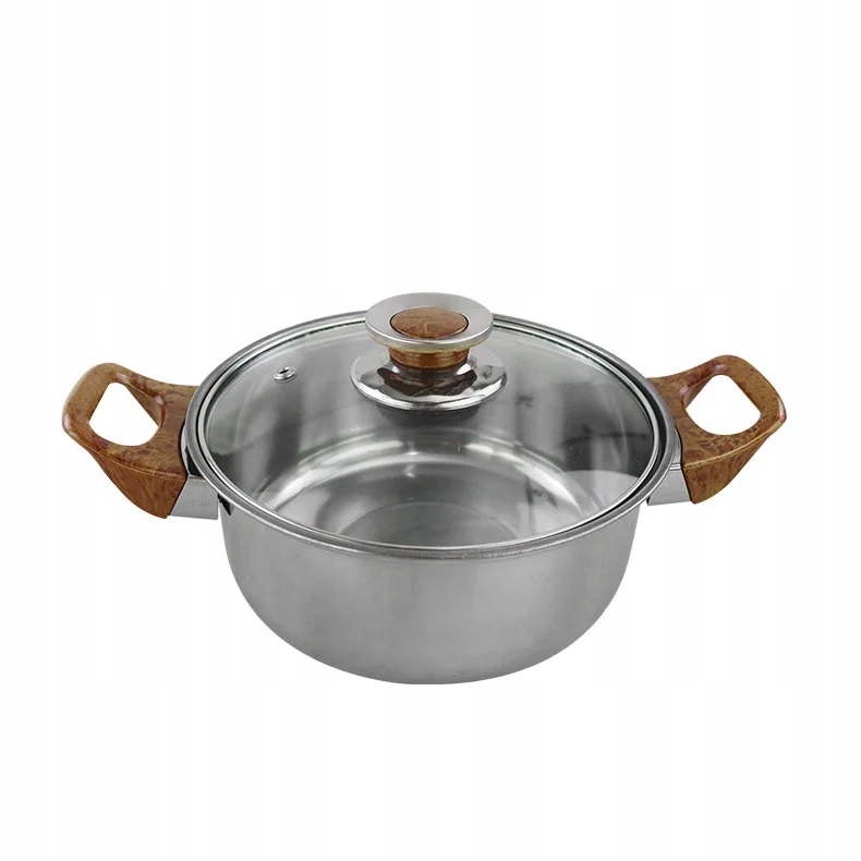 KOMPLET GARNKÓW STALOWYCH IZ POKRYWKAMI 10 ELEMENTÓW ZESTAW Linia MM