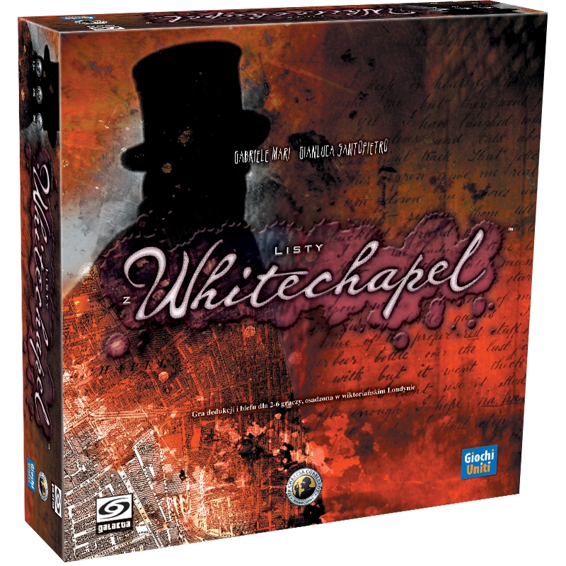 Listy z Whitechapel gra planszowa