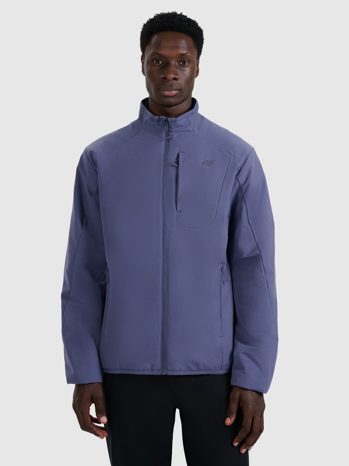 4F Pánská treková bunda Granát XXL