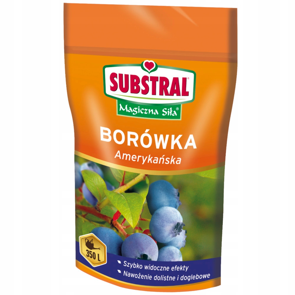 

Substral Magiczna Siła do borówek nawóz 350g efekt