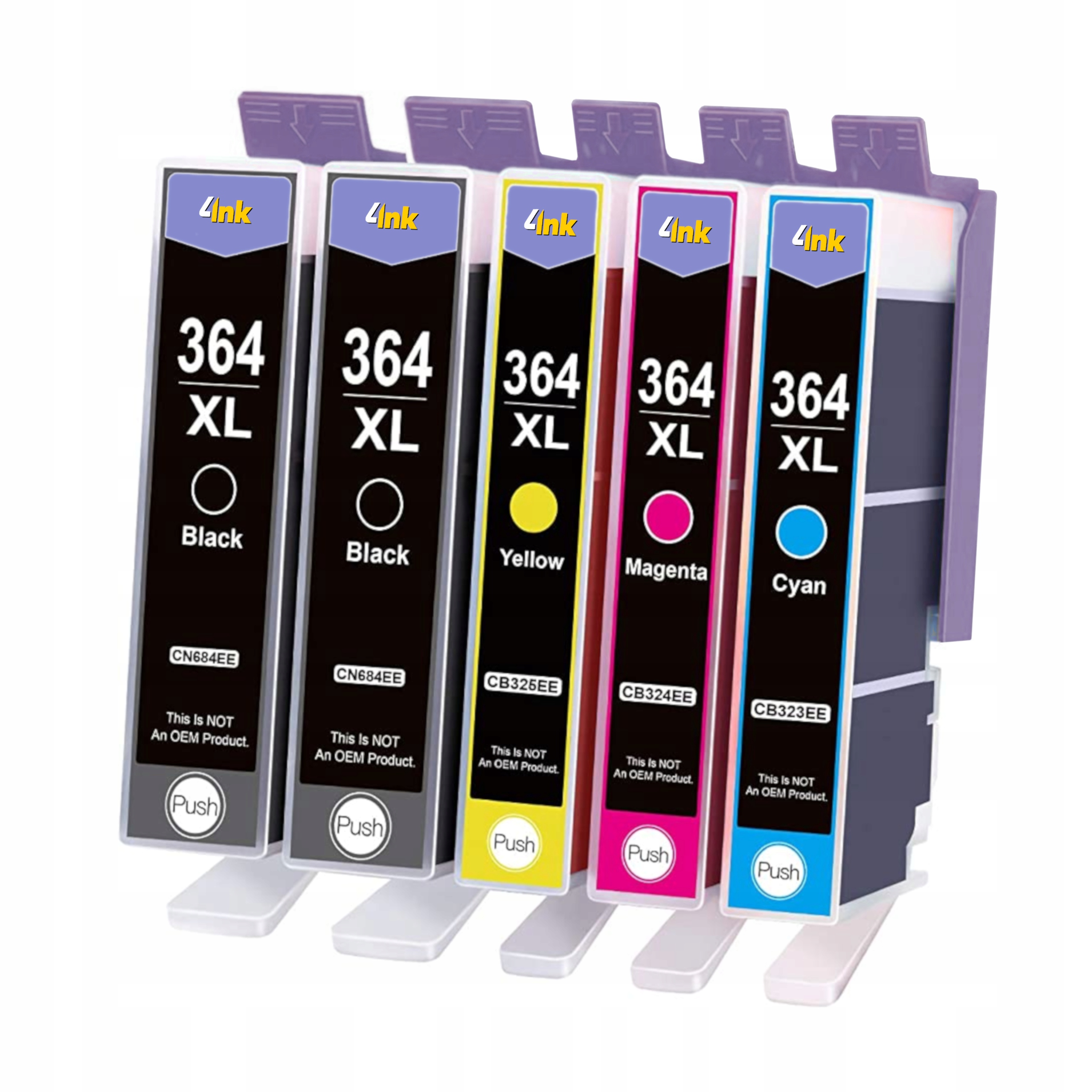 

5x Tusz Do Hp 364XL Deskjet 3070A 3524 D5445 D5460