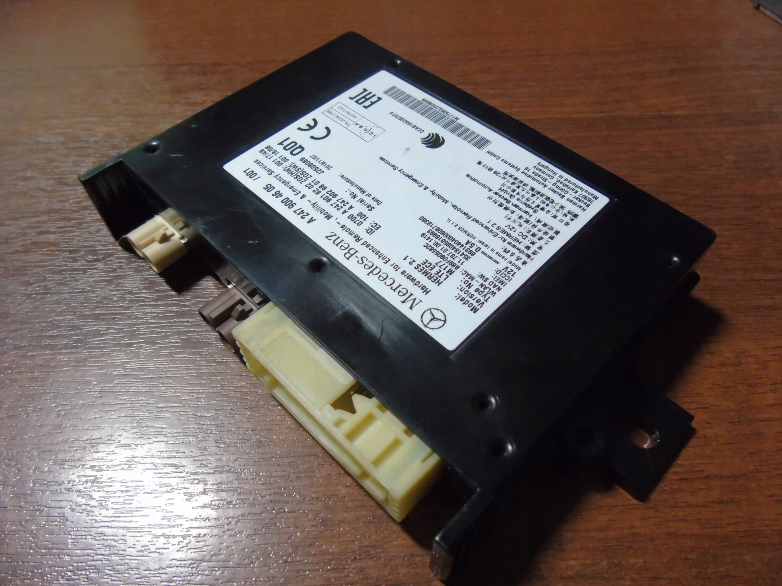 modulo Centralina TELEMATIC MERCEDES W177 W447 1 9