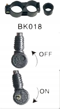 Blokada Roweru ZAPIĘCIE 150x10 LINKA TONYON KLUCZ Marka Sport Cross