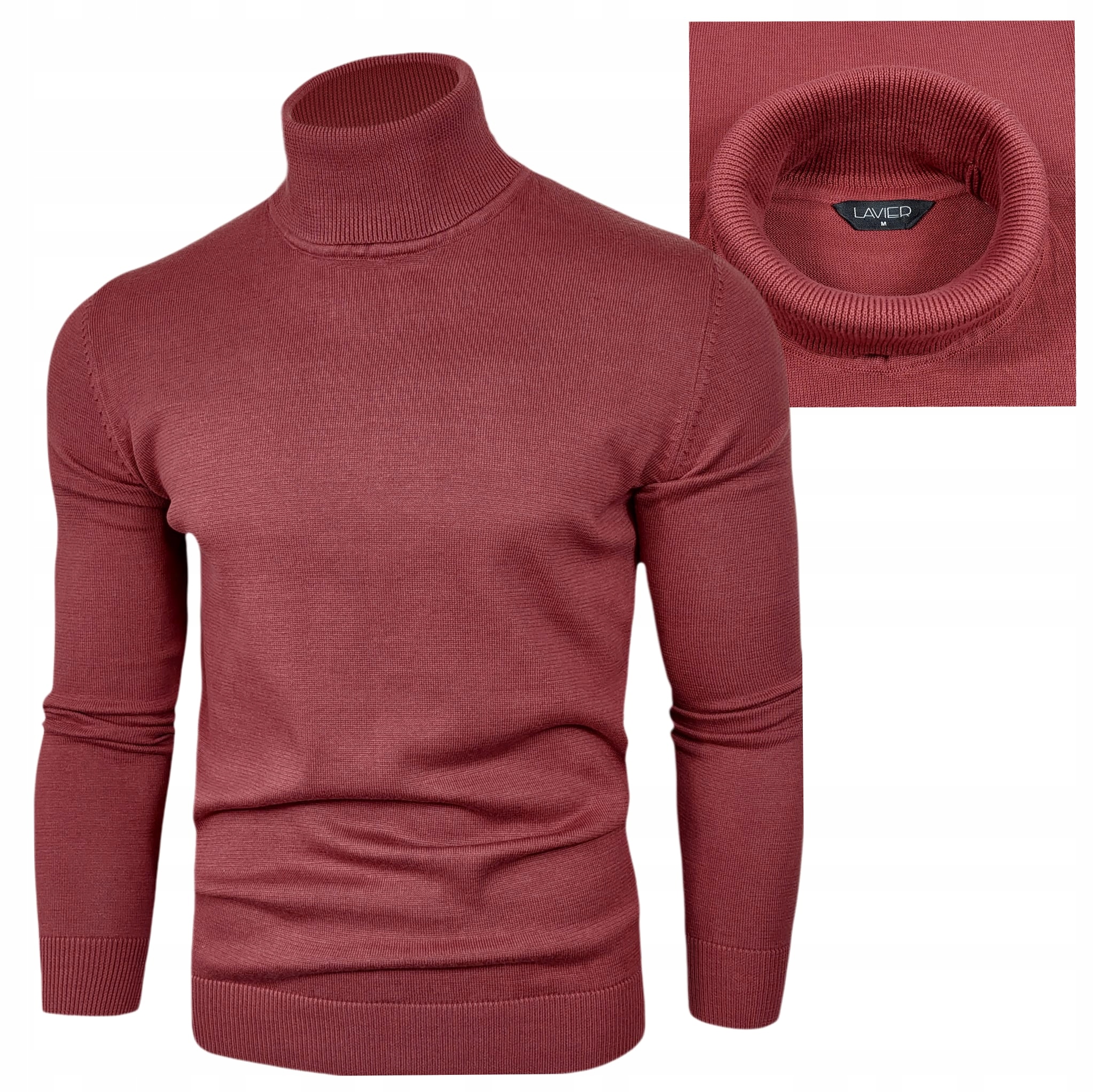 Pánský Rolák Lavier 100% Bavlna klasický pohodlný, měděný, vel. XXL