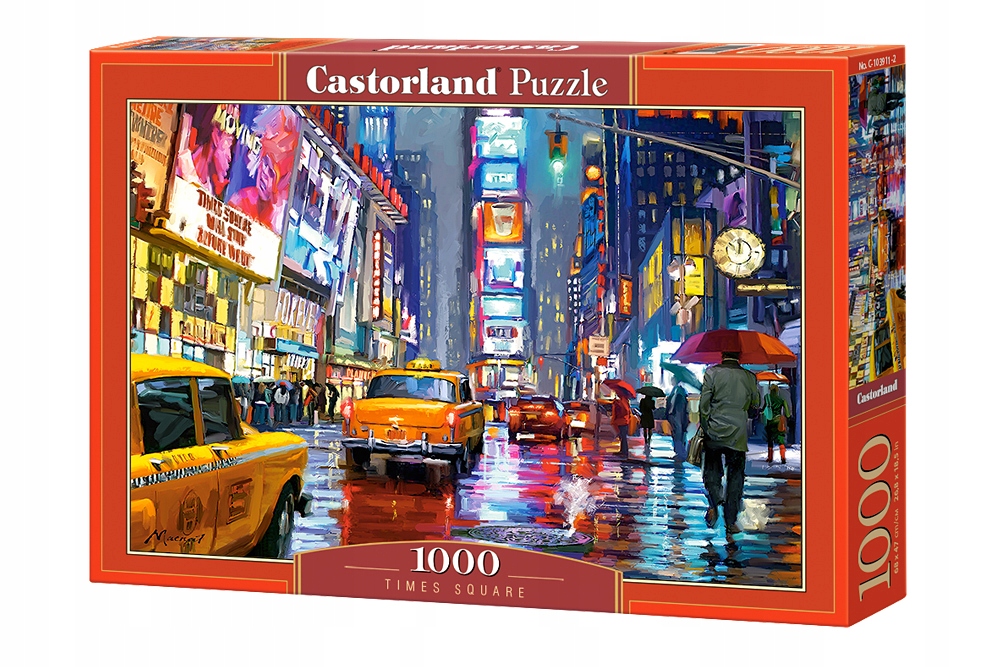 PUZZLE 1000 UKŁADANKA OBRAZ MIASTO NOWY JORK NEW YORK TIMES SQUARE CASTOR EAN (GTIN) 5904438103911