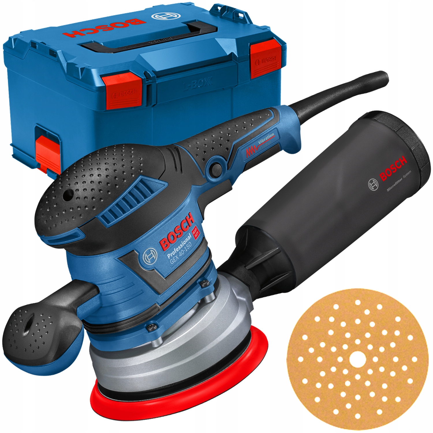 

Szlifierka mimośrodowa Bosch Gex 40-150 L-boxx 238