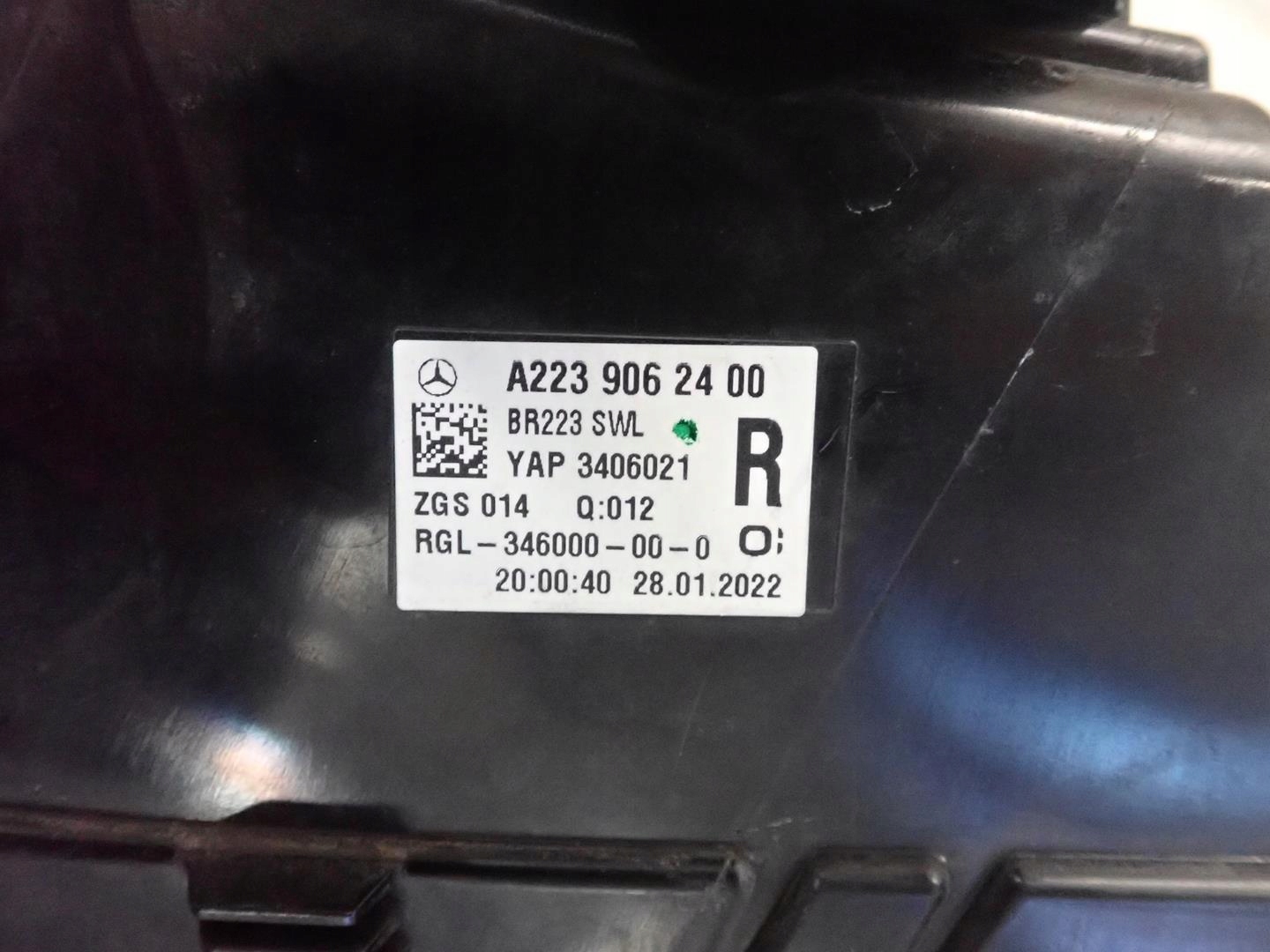 light rear part right MERCEDES S-KLASA W223 2020- A223