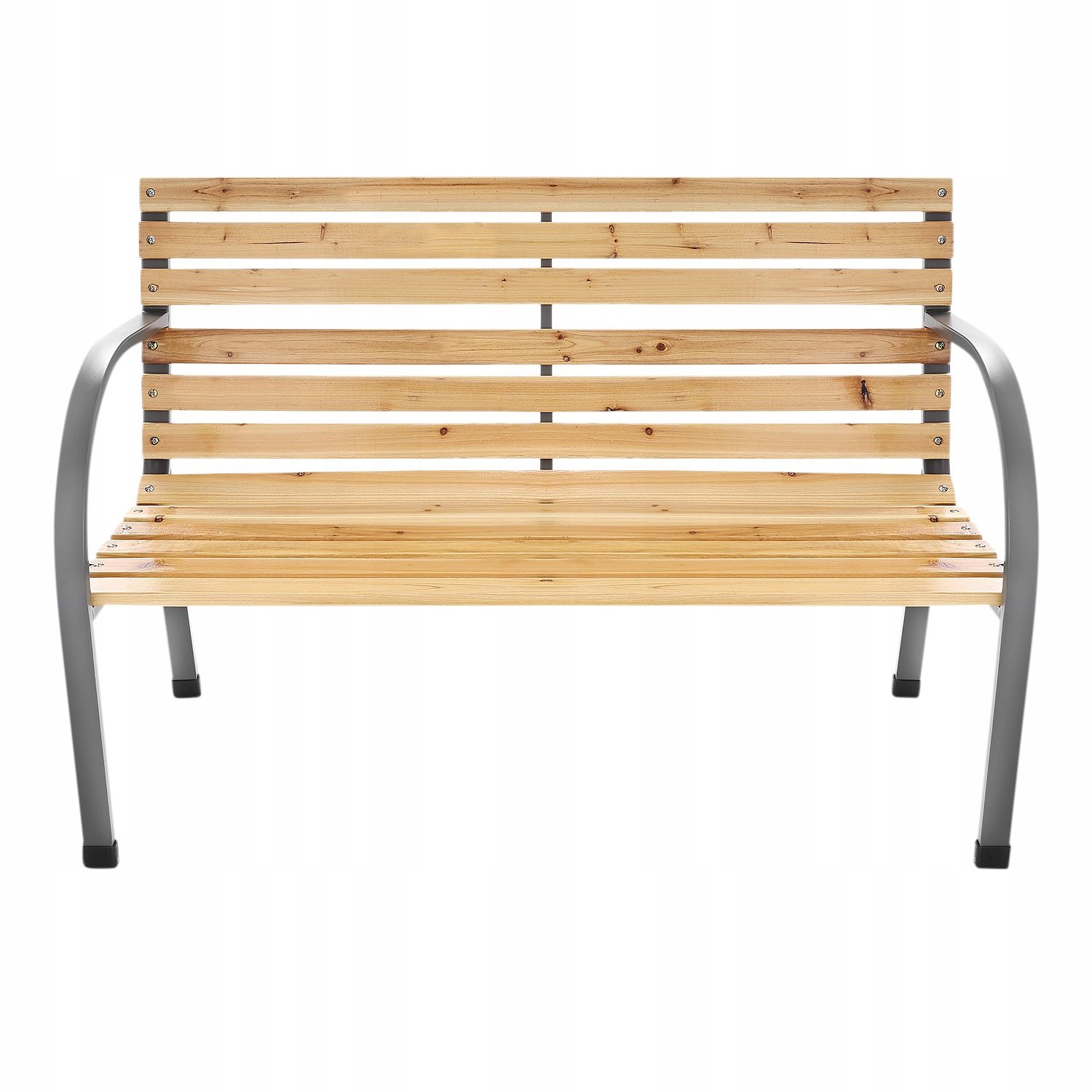 Bauerkraft G-417 Záhradná lavica s opierkou, kovová, 120 cm