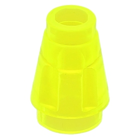 

Lego Stożek 1x1 4589b zielony neon trans 2 szt.