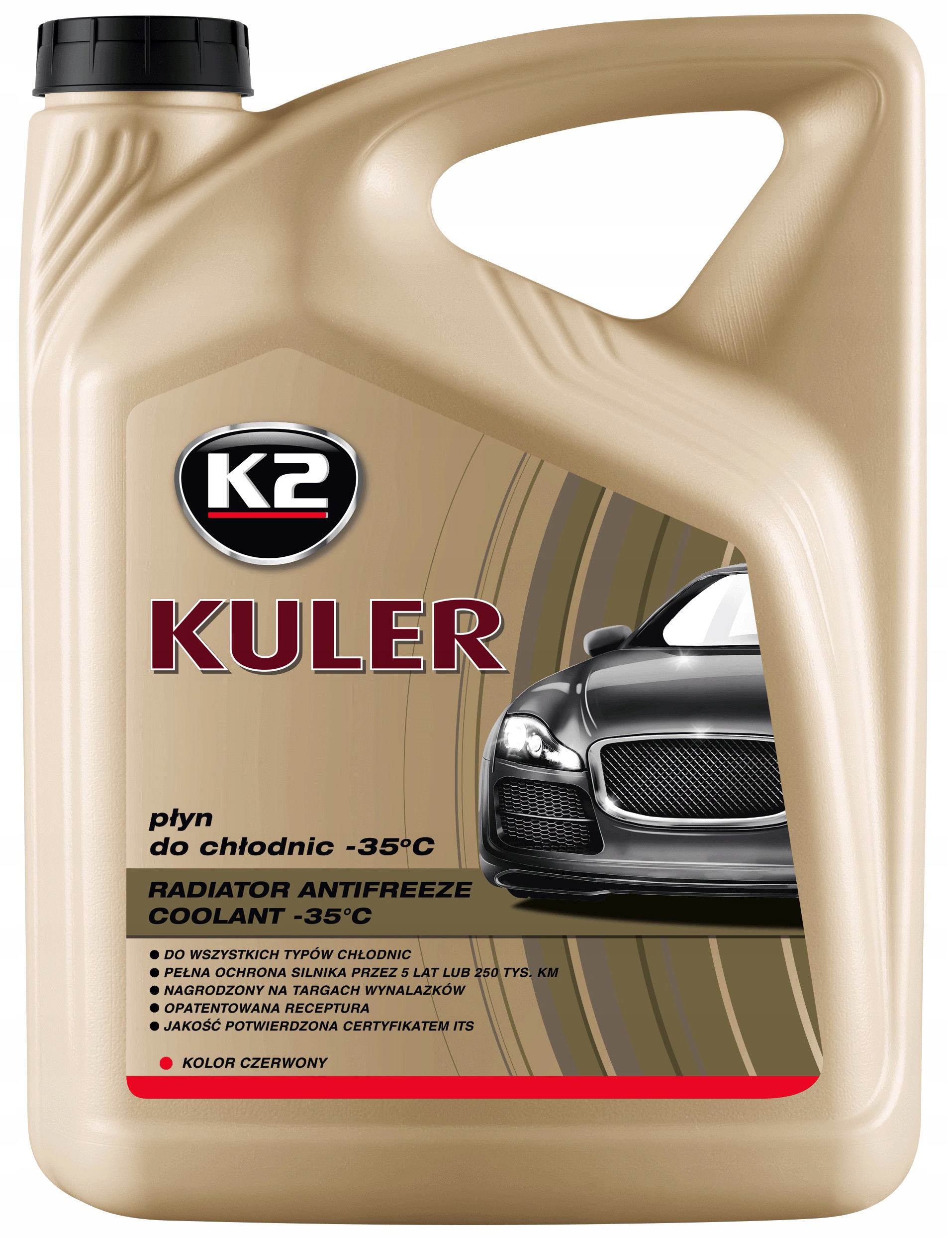 

K2 Kuler Płyn Do Chłodnic Red G12 Czerwony -35C 5L