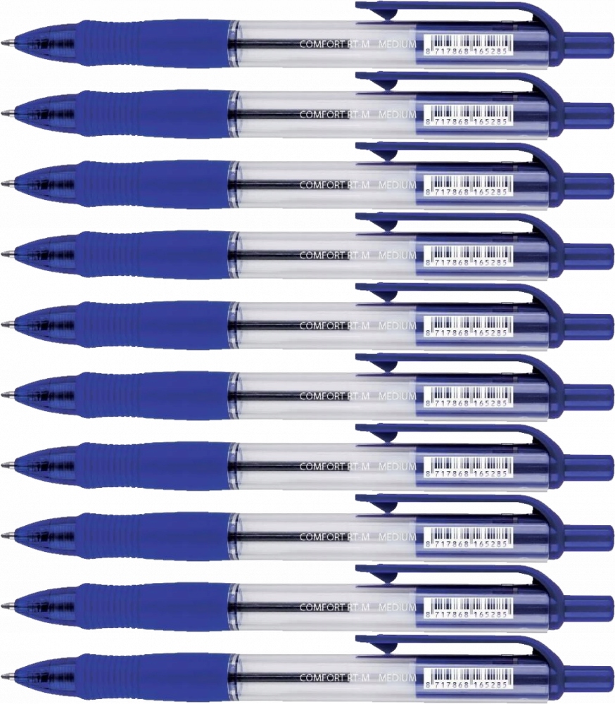 

Długopis niebieski automatyczny x 10 Sztuk