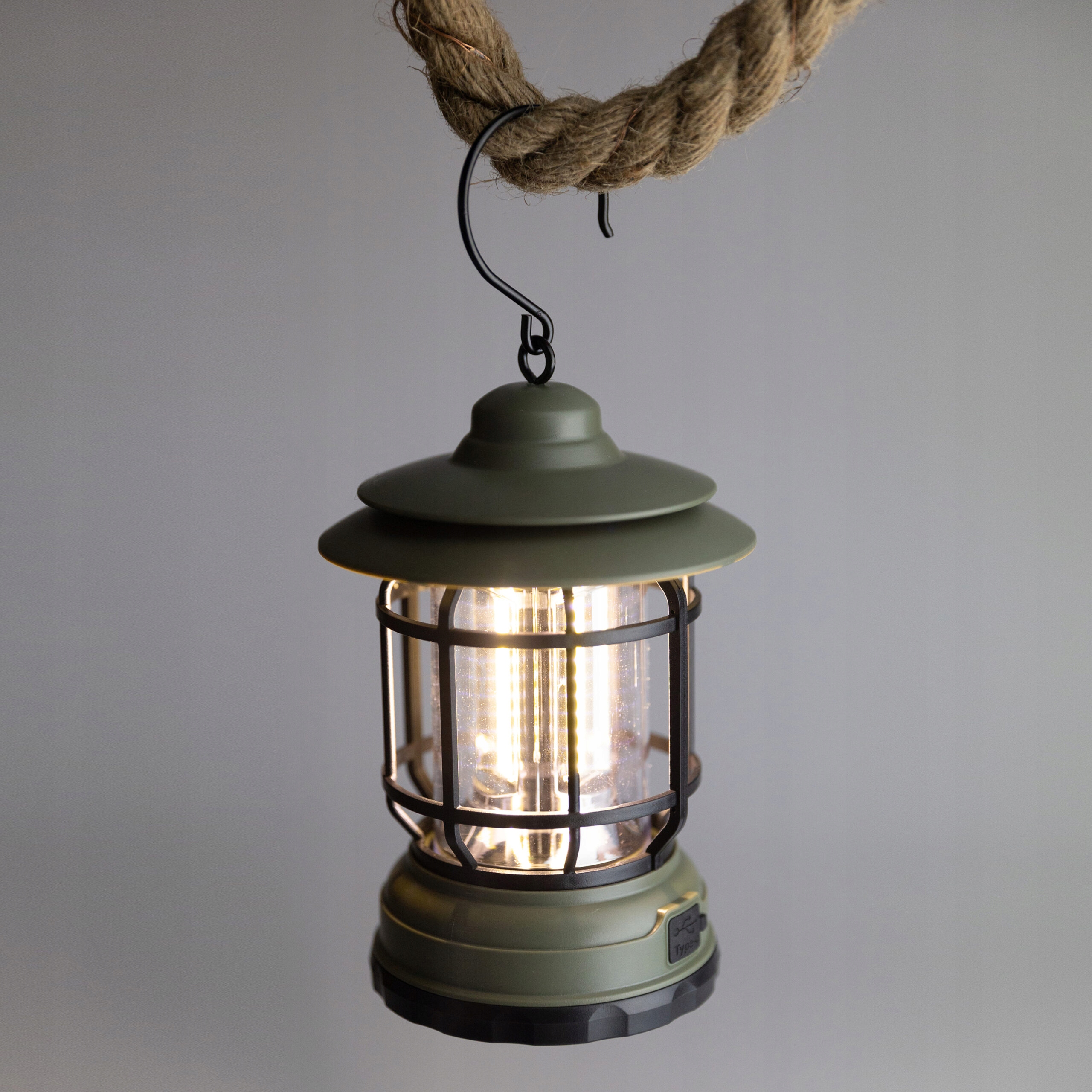 LAMPA KEMPINGOWA LATARNIA LAMPION LED ZAWIESZKA AKUMULATOR 18650 USB-C Kod producenta 7179