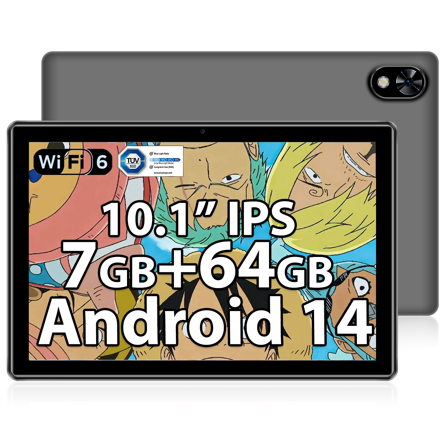 Doogee U9 Tablet dla dzieci Android14 5060mAh 10.1”IPS 7+64GB OTG/WiFi6/1TB