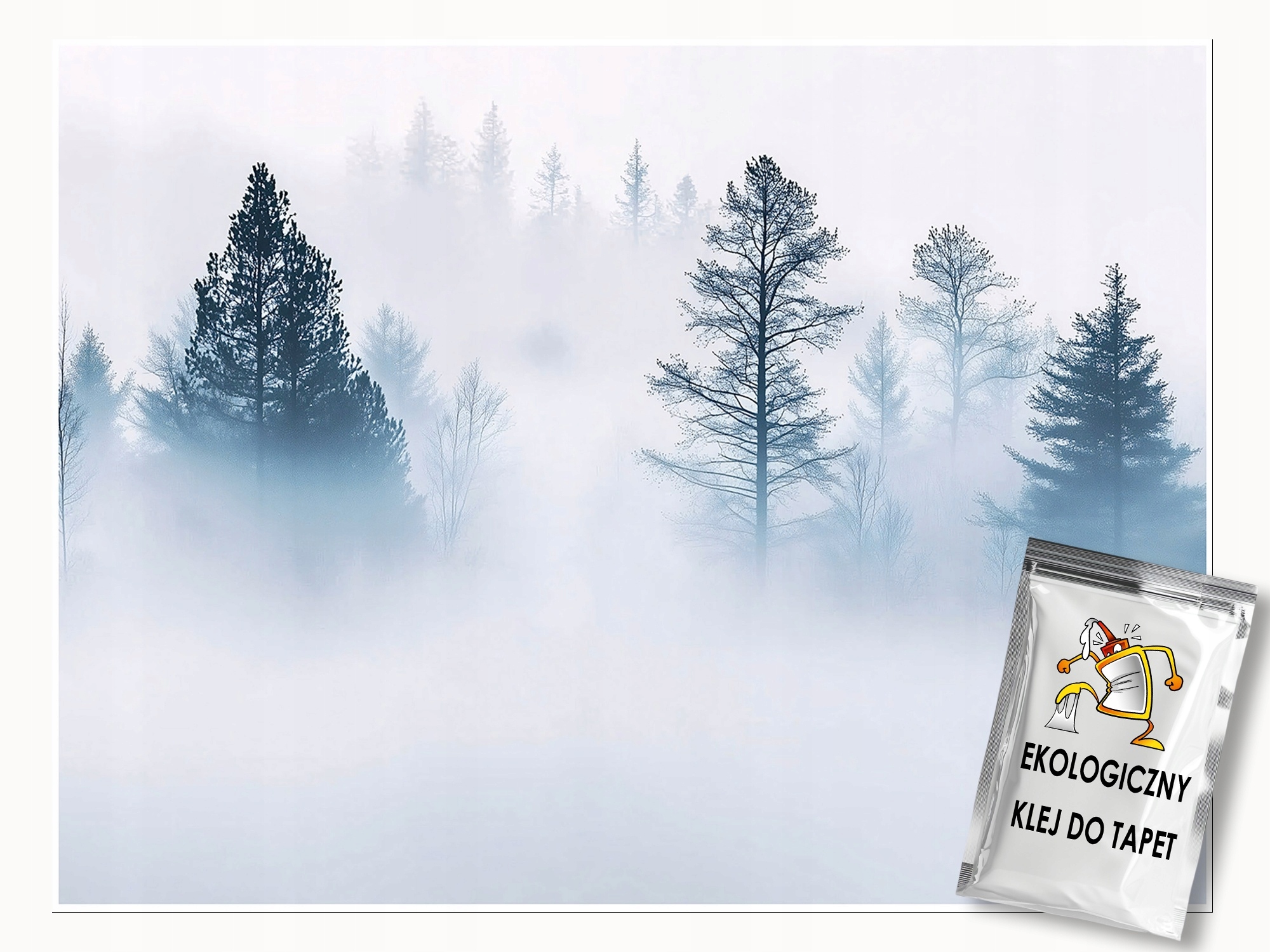 Fototapeta Les V Mlze Dřevo Ložnice Obývací Pokoj Tapeta Flizelina 250x175