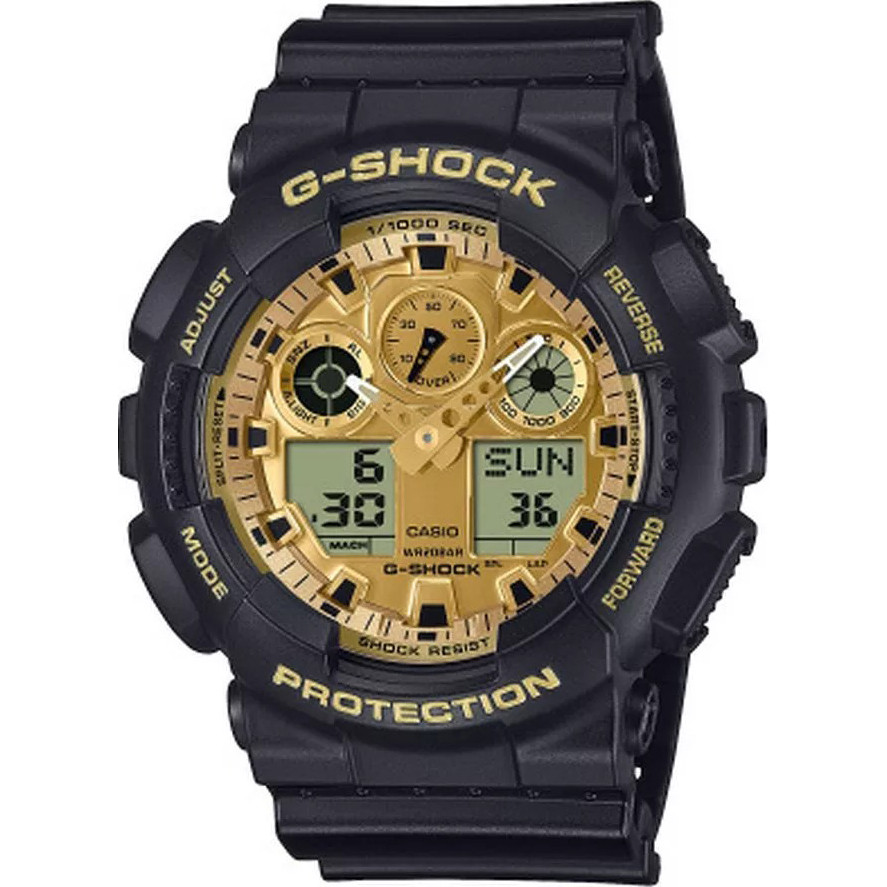 Casio G-Shock GA-100GGB-1A9ER 200 m Černý