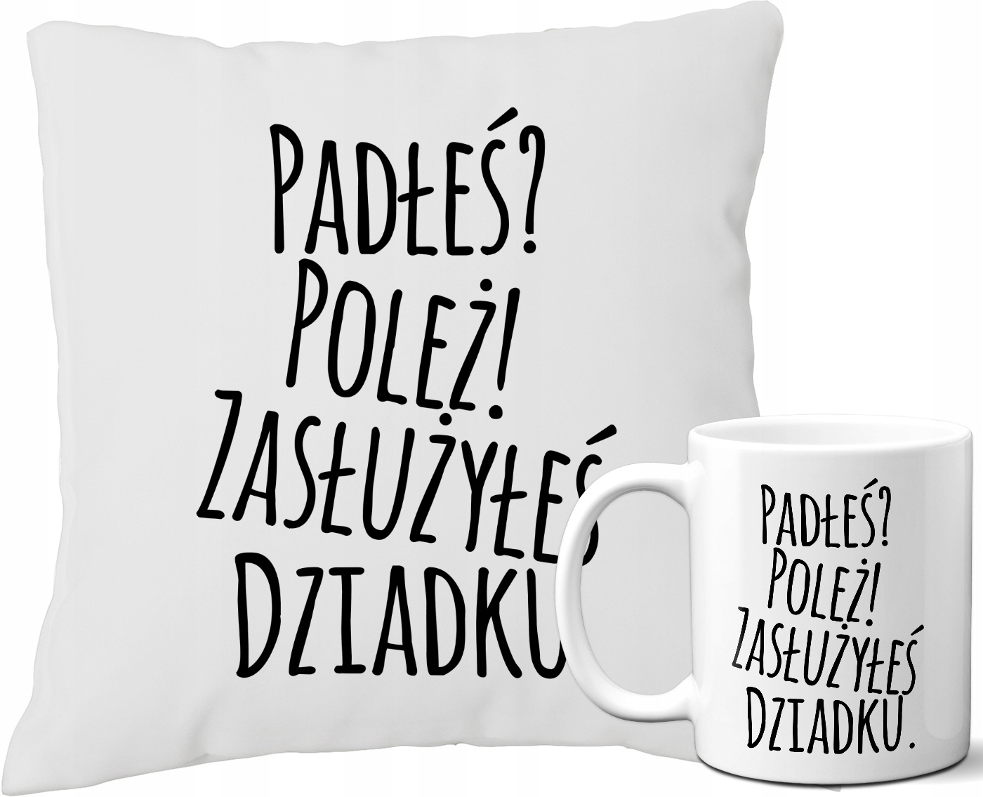 

Poduszka + Kubek - Prezent Dzień Babci Dziadka