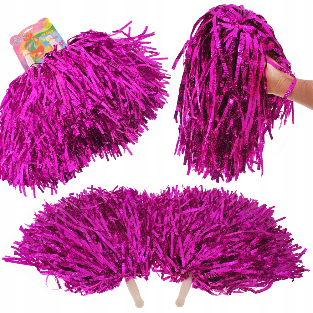 

Pompony dla cheerleaderek czirliderki 2szt. ZA1110