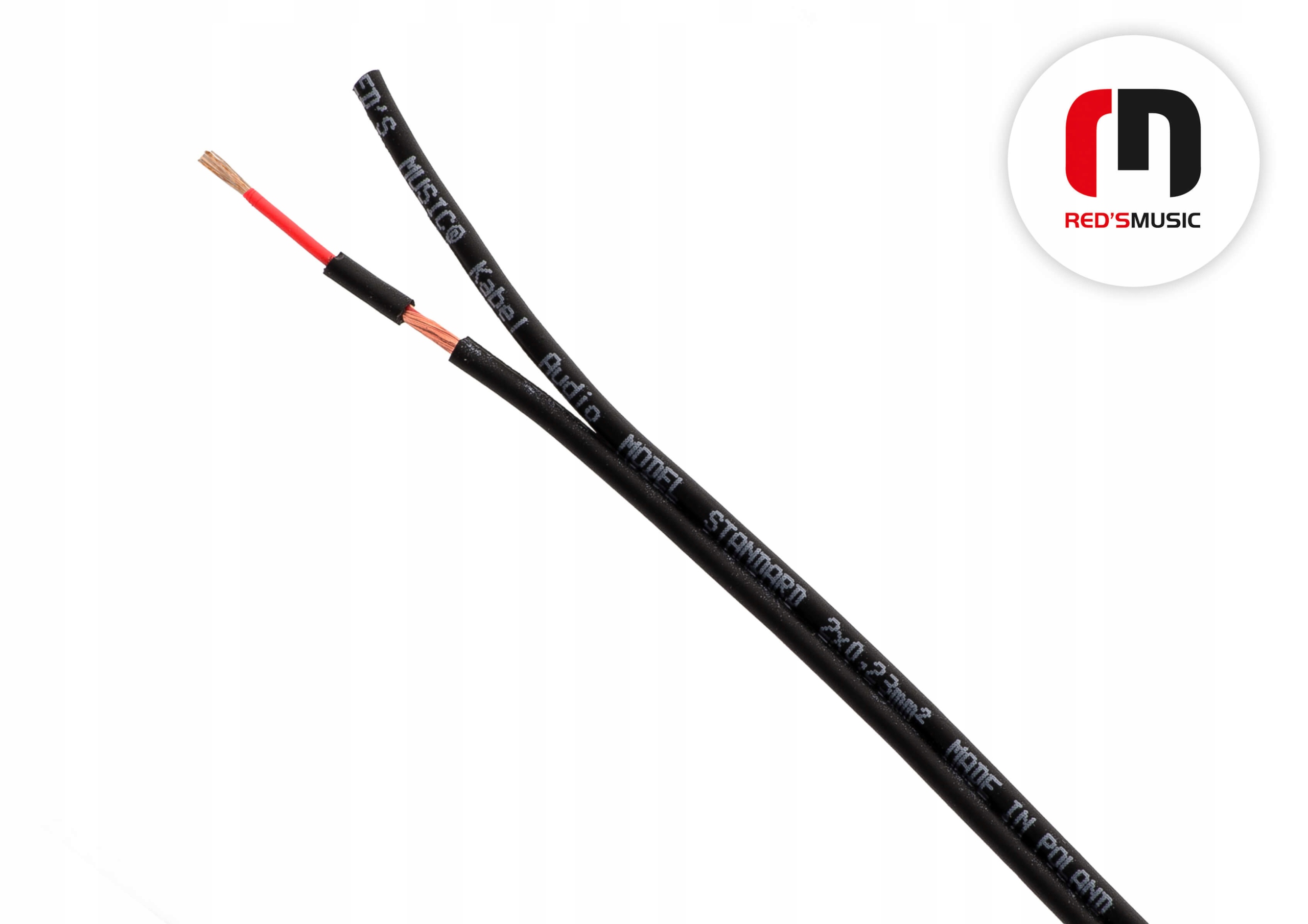 Kabel Audio Red's Music 2x RCA / 2x RCA cinch 1m Długość kabla 1 m