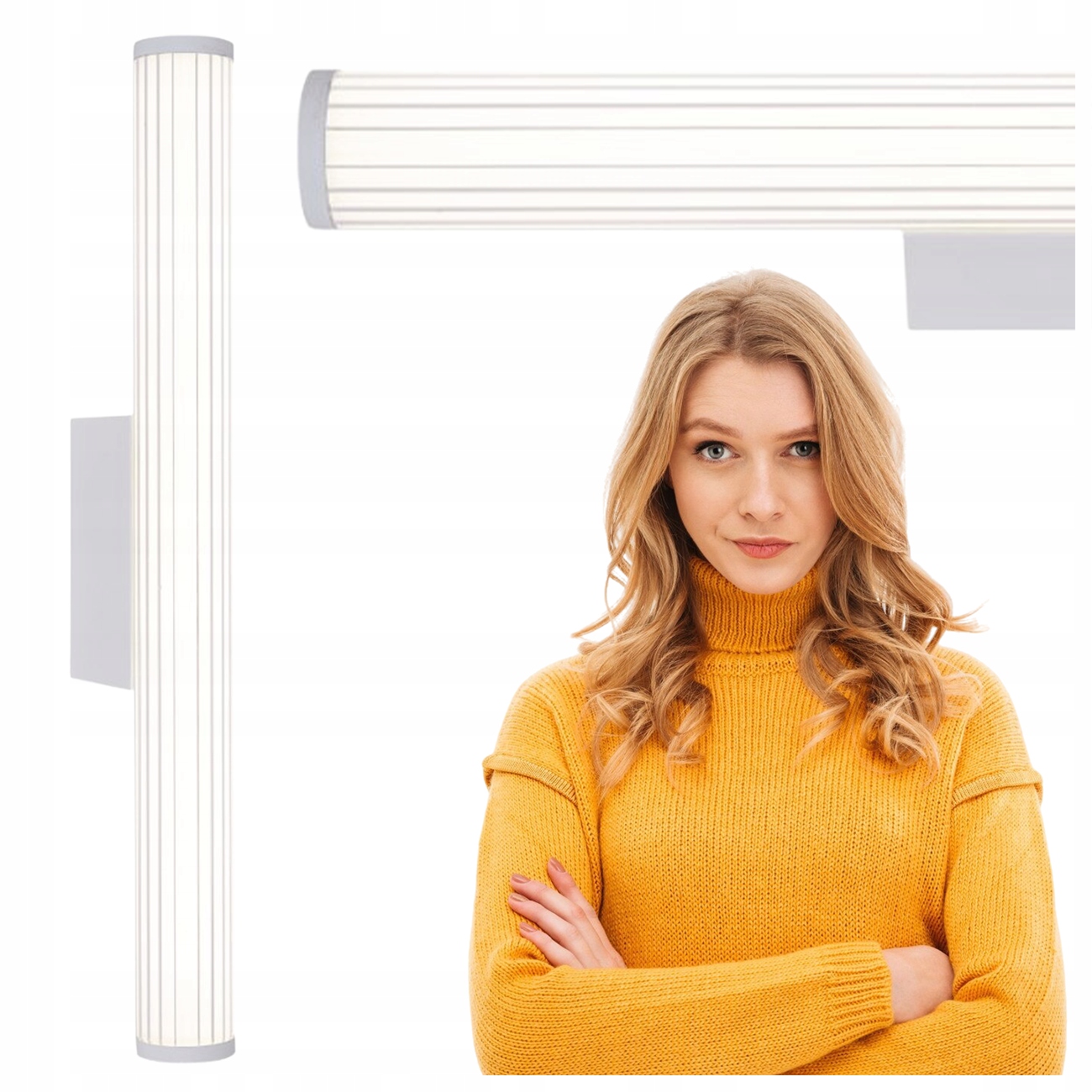 Nástěnná Lampa Vena 60 CM Bílá Led 12 W Proměnná Barva Cct Třída IP44