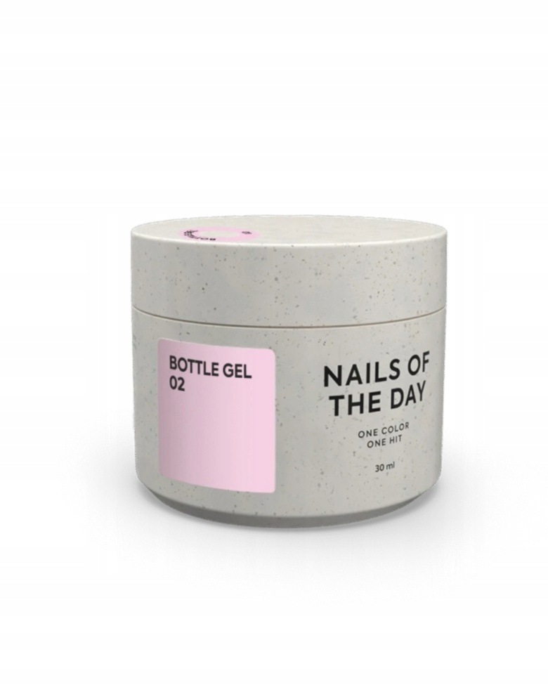 Nailsoftheday Bottle gel 02, 30 ml płynny żel jasnoróżowy