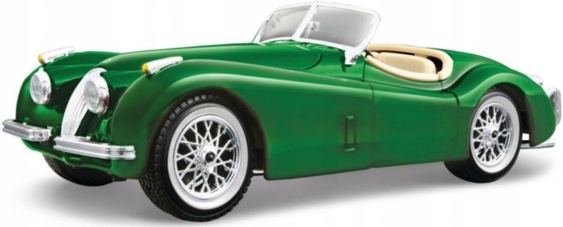 Jaguar Xk 120 roadster 1951 zelený Bburago 22018