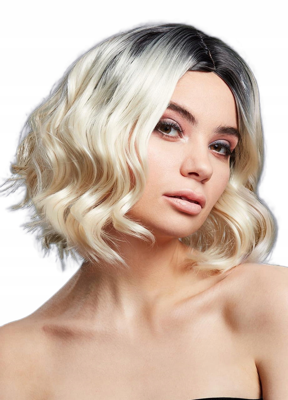 Dámská paruka na ramena ombre blond Kourtney