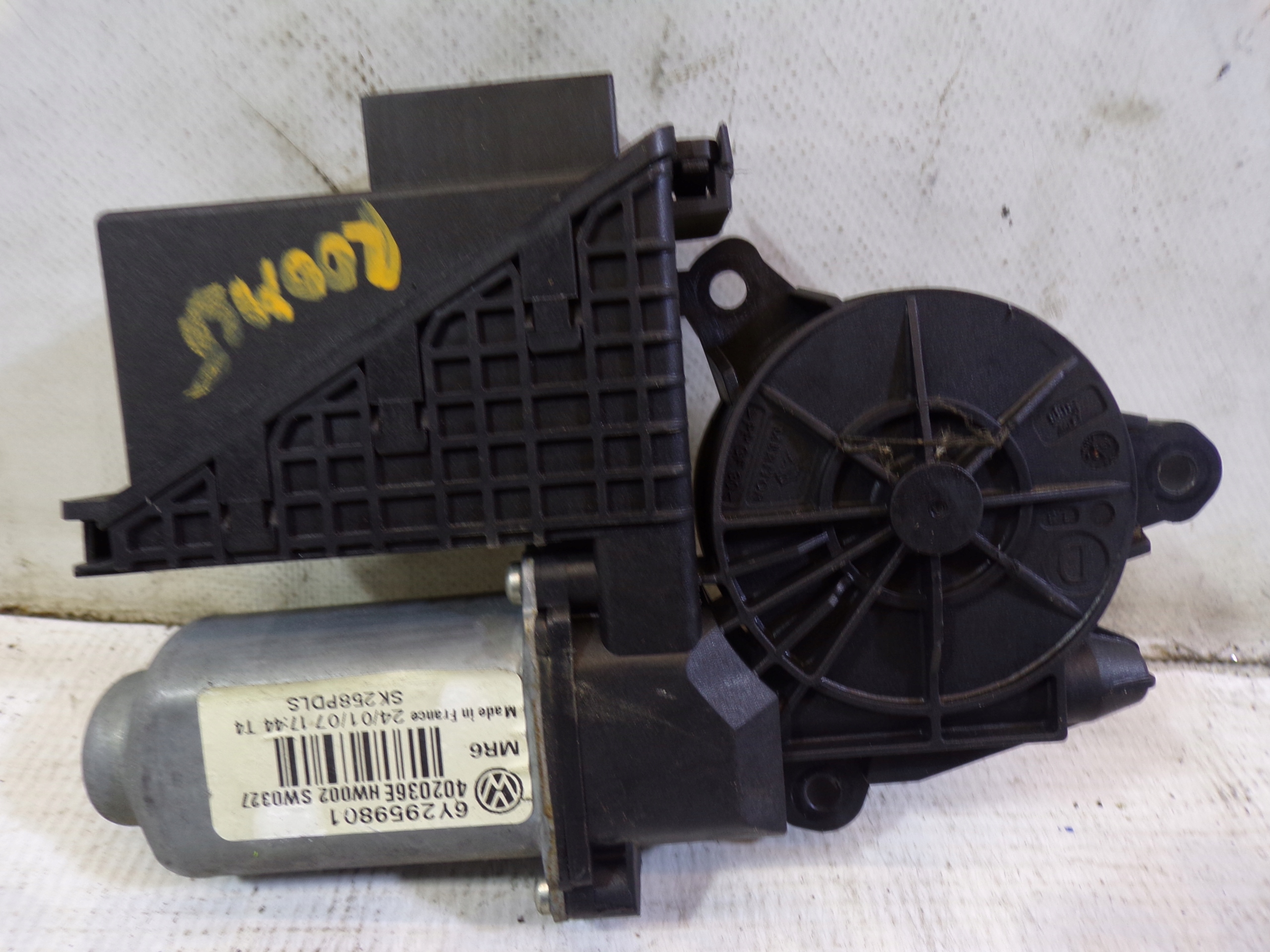 mini motor engine windows PRZEDNIEJ PRAWEJ right front ROOMSTER 6Y2959801 (2)